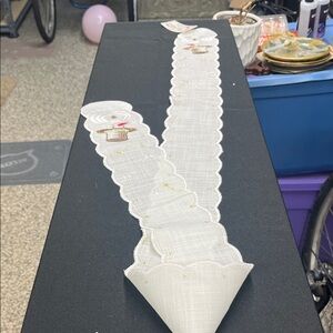 Holiday table runner 58 in L x 3 in wide 
Made in Germany NWT